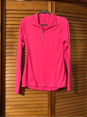 🔥 Champion Bright Pink Quarter-Zip Pullover